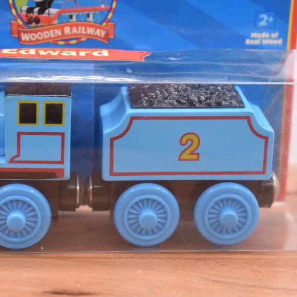 Edward & Tender Learning Curve Thomas & Friends Wooden Railway Train Engine 2008 - Picture 3 of 10